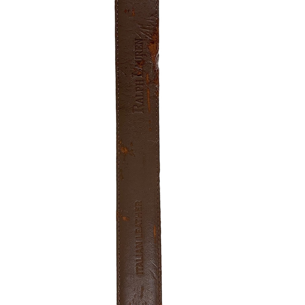 Ralph Lauren Italian Leather Belt M Medium - Picture 4 of 6